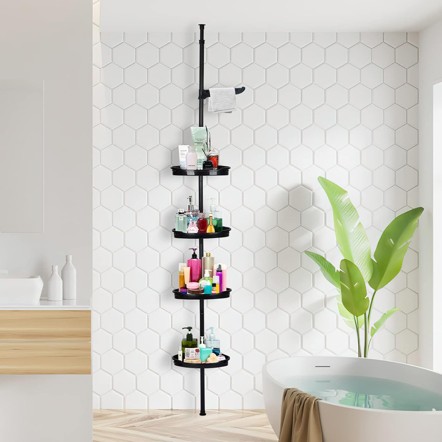 4 Tier Corner Shower Caddy Ten - đánh giá và giá Fishing Rod Telescopic