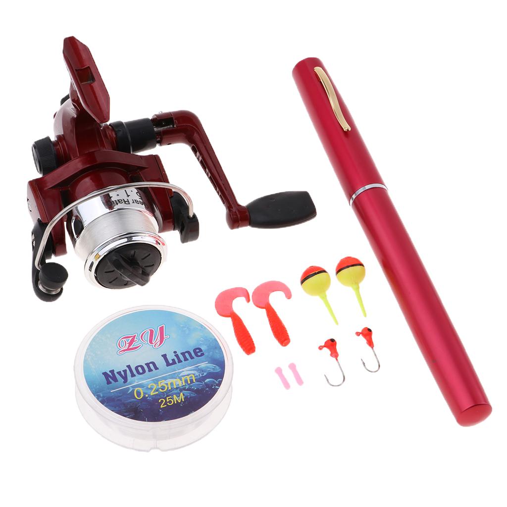 Mini Portable Pocket Fishing P - đánh giá và giá Fishing Rod Spinning